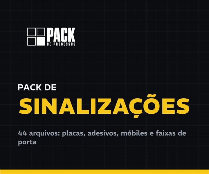 Capa do Pack de Sinalizações